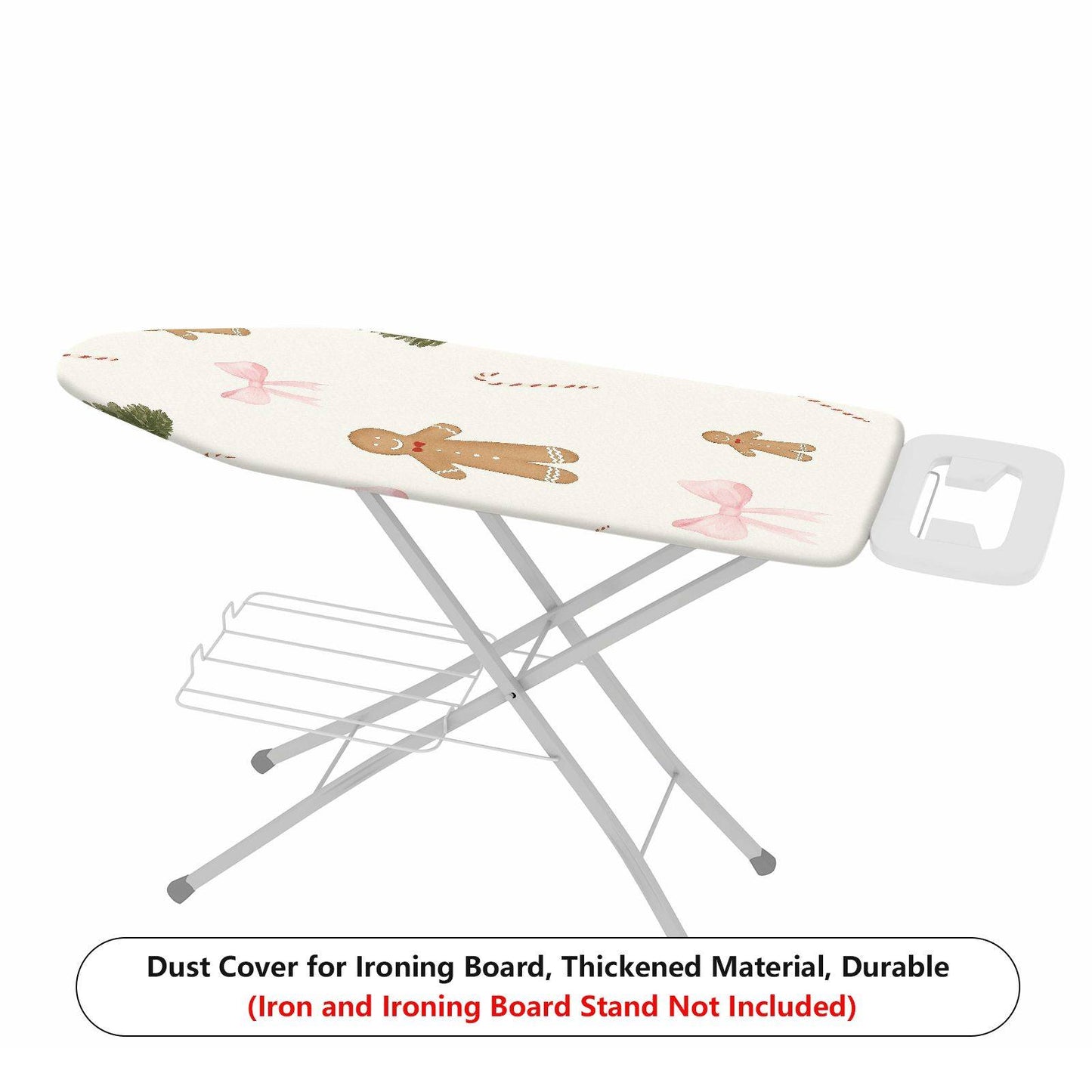 1-Piece Christmas Gingerbread Candy  Ironing Board Cover, Universal Size, Without Board