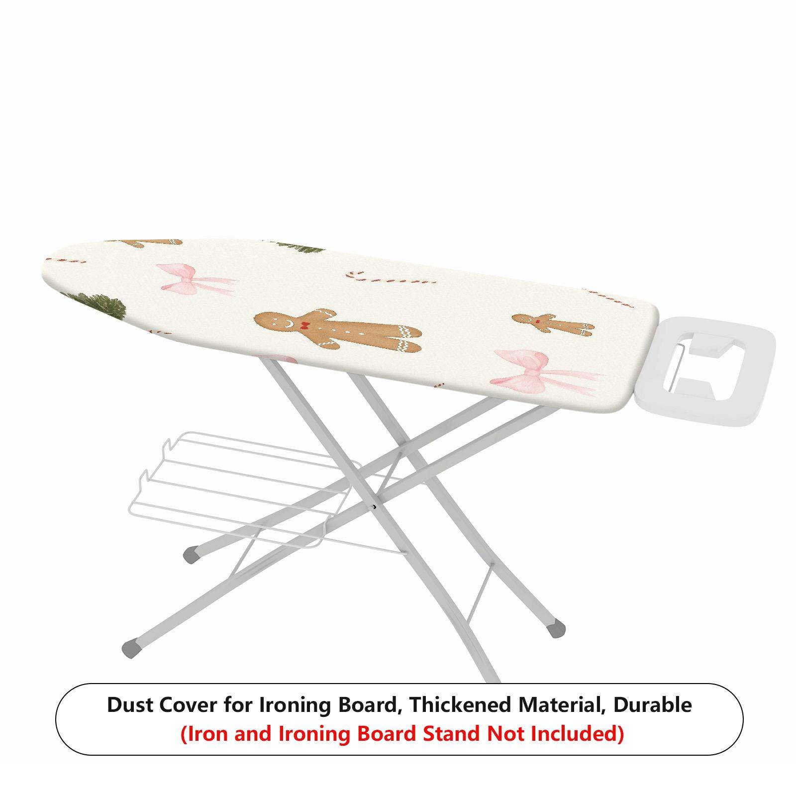 1-Piece Christmas Gingerbread Candy  Ironing Board Cover, Universal Size, Without Board