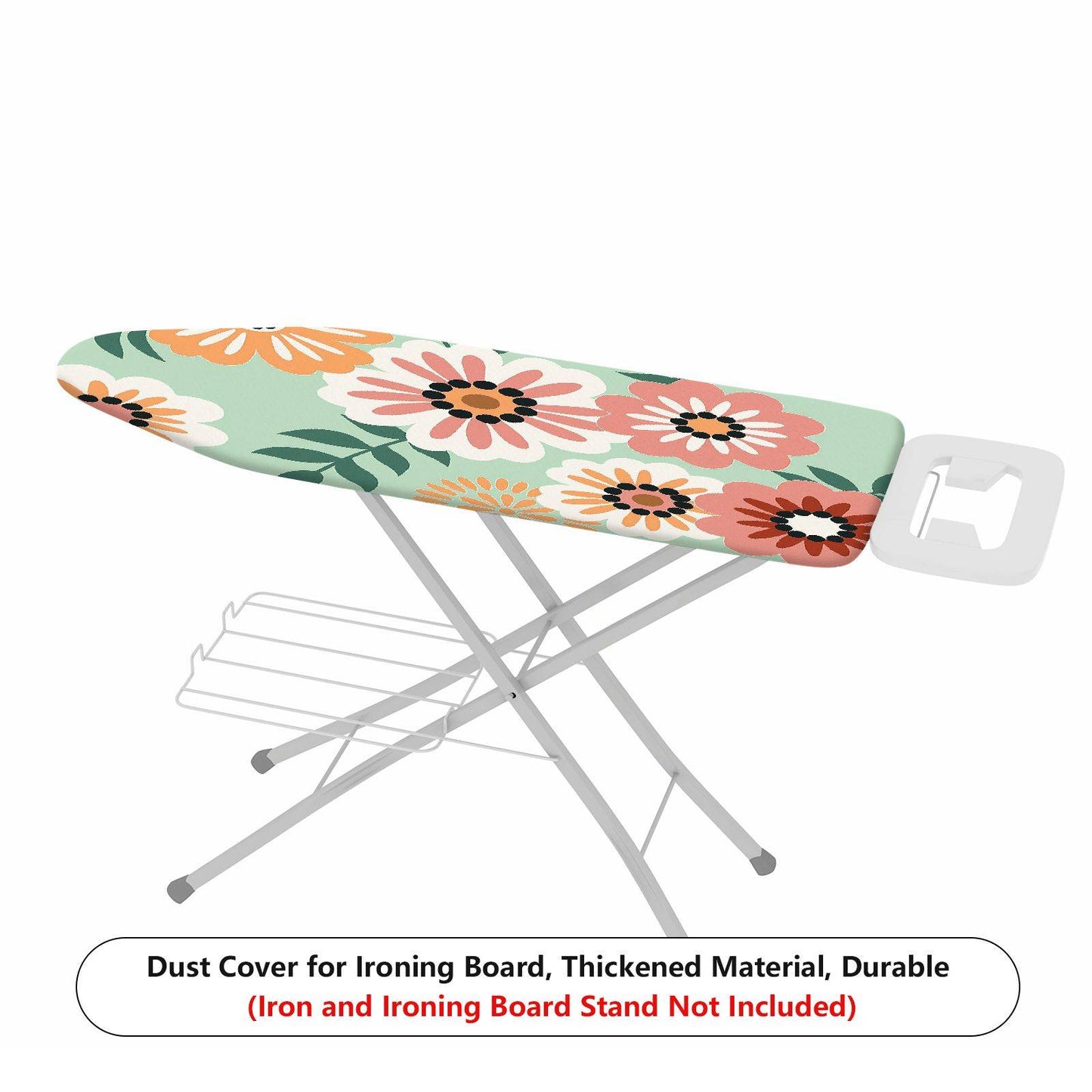 1-Piece Floral Pattern Printed Multifunction Decorative  Ironing Board Cover, Universal Size, Without Board