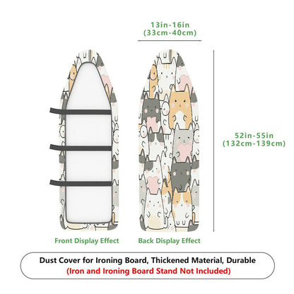 1-Piece Cat  Cute  Ironing Board Cover, Universal Size, Without Board