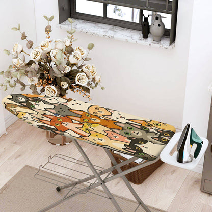 1-Piece Cats  Fun  Ironing Board Cover, Universal Size, Without Board