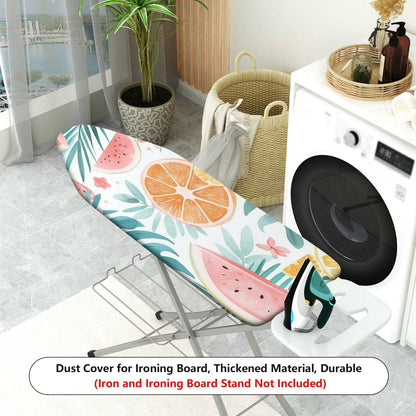 1-Piece Tropical Fruit Paradise Floral Pattern  Ironing Board Cover, Universal Size, Without Board