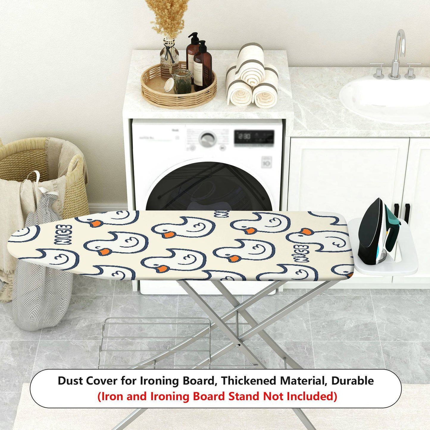 1-Piece Cute Duck Pattern  Style Animal Design  Ironing Board Cover, Universal Size, Without Board