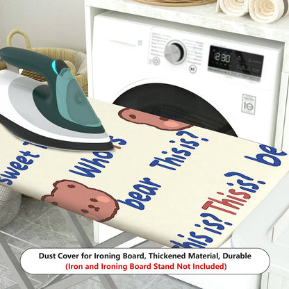 1-Piece Cute Bear  Printed  Ironing Board Cover, Universal Size, Without Board