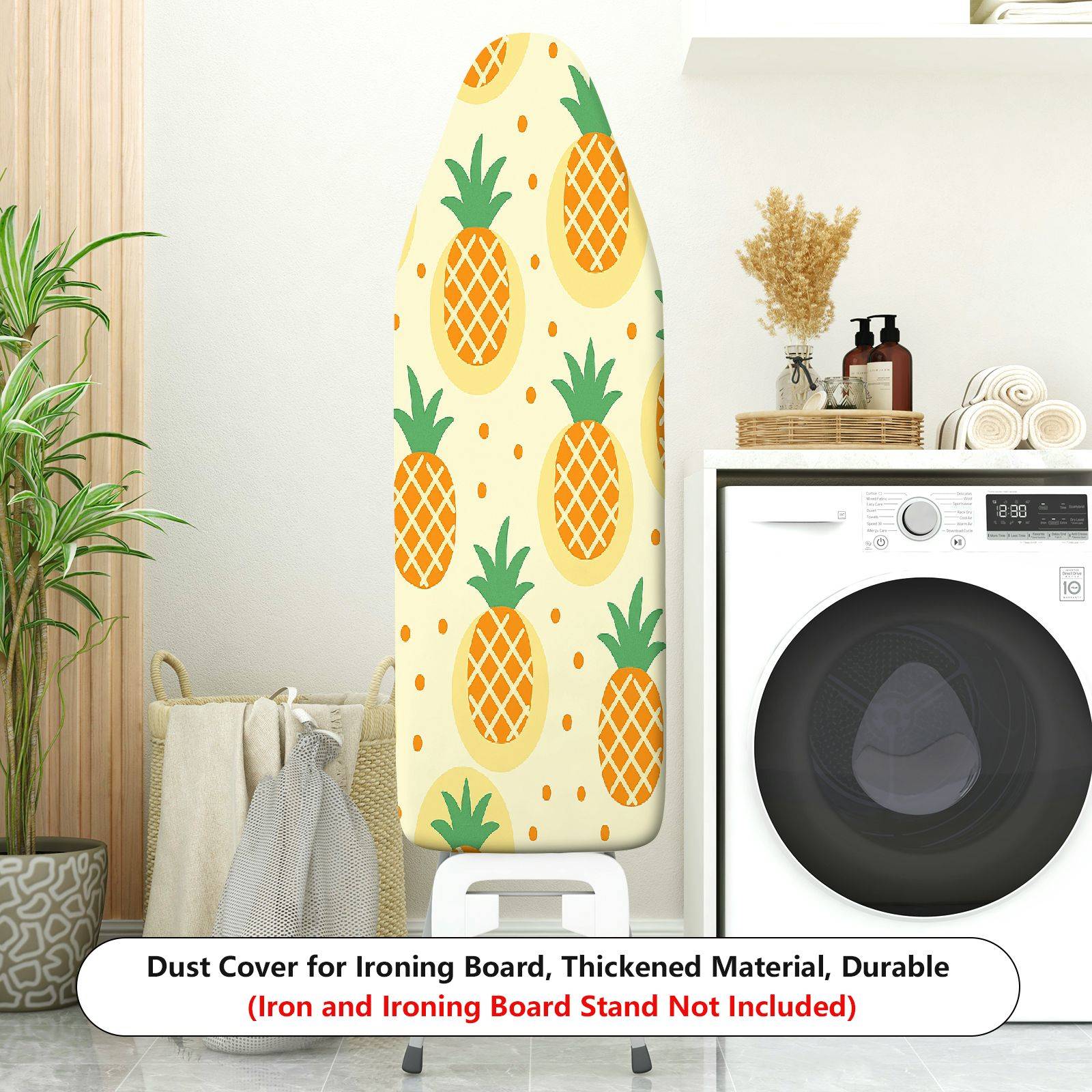 1-Piece Pineapple Print Decorative Fruity Style  Ironing Board Cover, Universal Size, Without Board