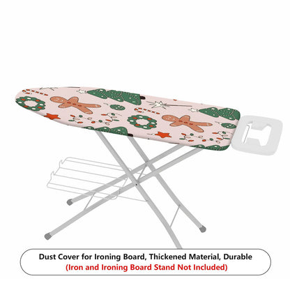 1-Piece Christmas Candy Tree Gingerbread  Ironing Board Cover, Universal Size, Without Board