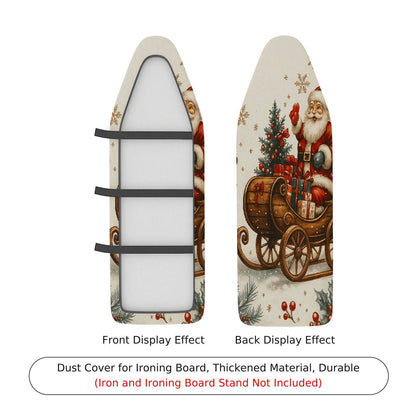 1-Piece Christmas Santa Sleigh  Ironing Board Cover, Universal Size, Without Board