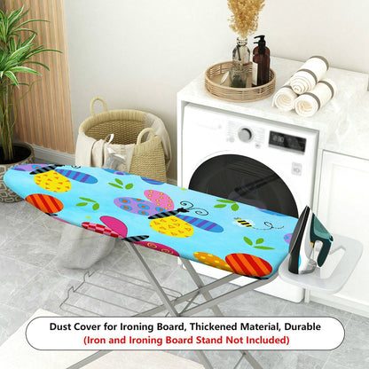 1-Piece Butterfly Colorful Print Fun  Ironing Board Cover, Universal Size, Without Board