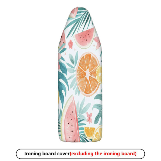 1-Piece Tropical Fruit Paradise Floral Pattern  Ironing Board Cover, Universal Size, Without Board