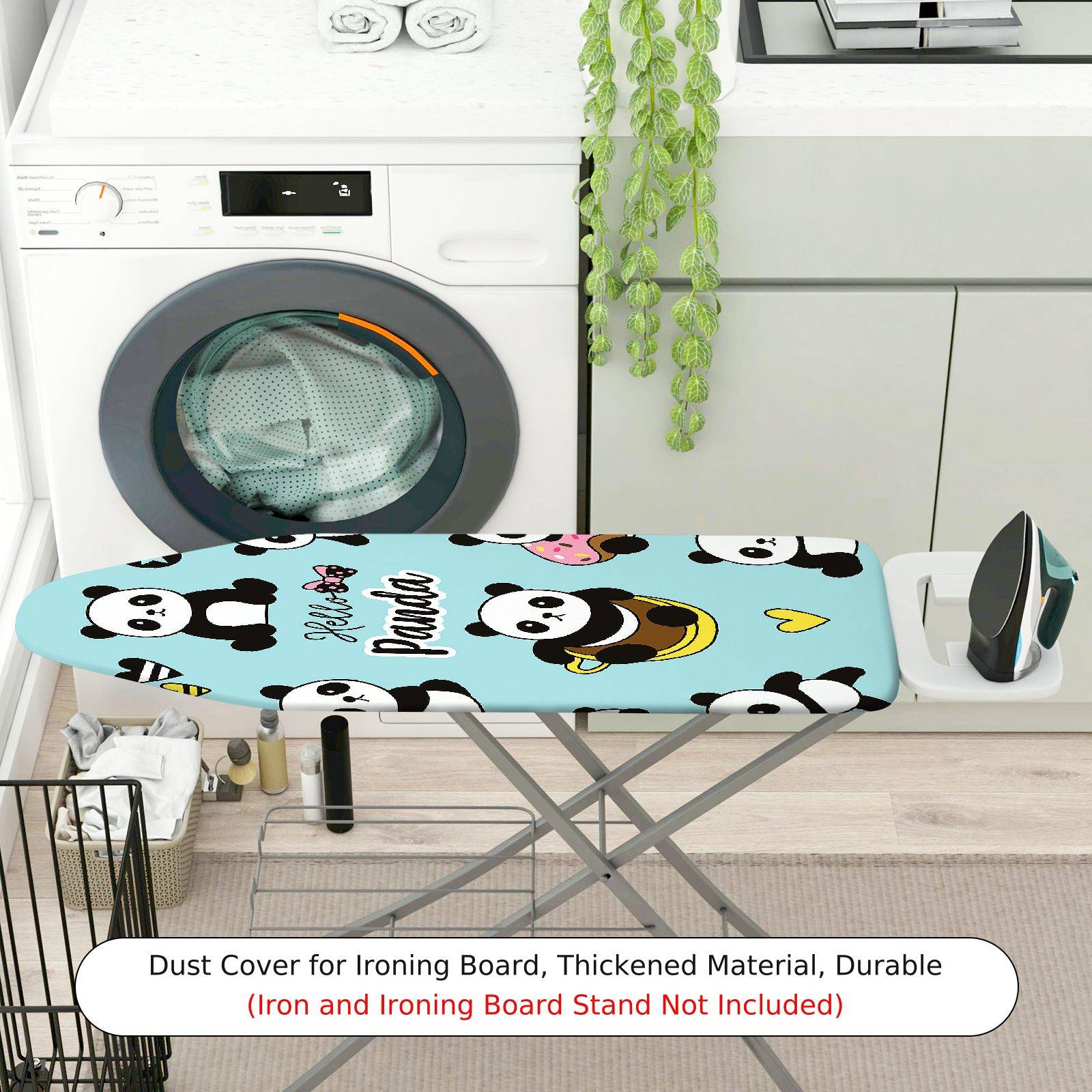 1-Piece Panda  Cute  Ironing Board Cover, Universal Size, Without Board