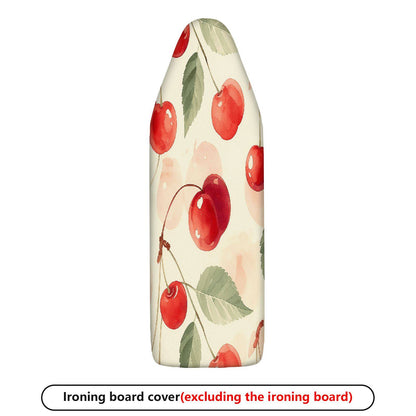 1-Piece Cherry Fruit Leaf  Ironing Board Cover, Universal Size, Without Board