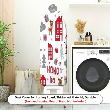 1-Piece Christmas Santa Reindeer Winter  Ironing Board Cover, Universal Size, Without Board