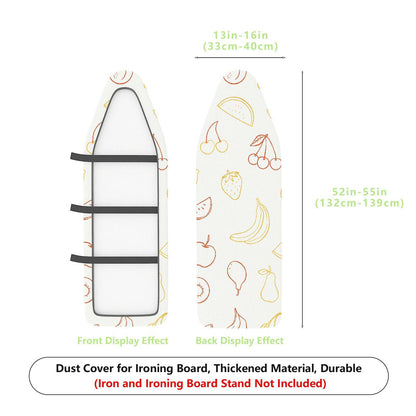 1-Piece Fruit Pattern Decorative Print Graphic  Ironing Board Cover, Universal Size, Without Board