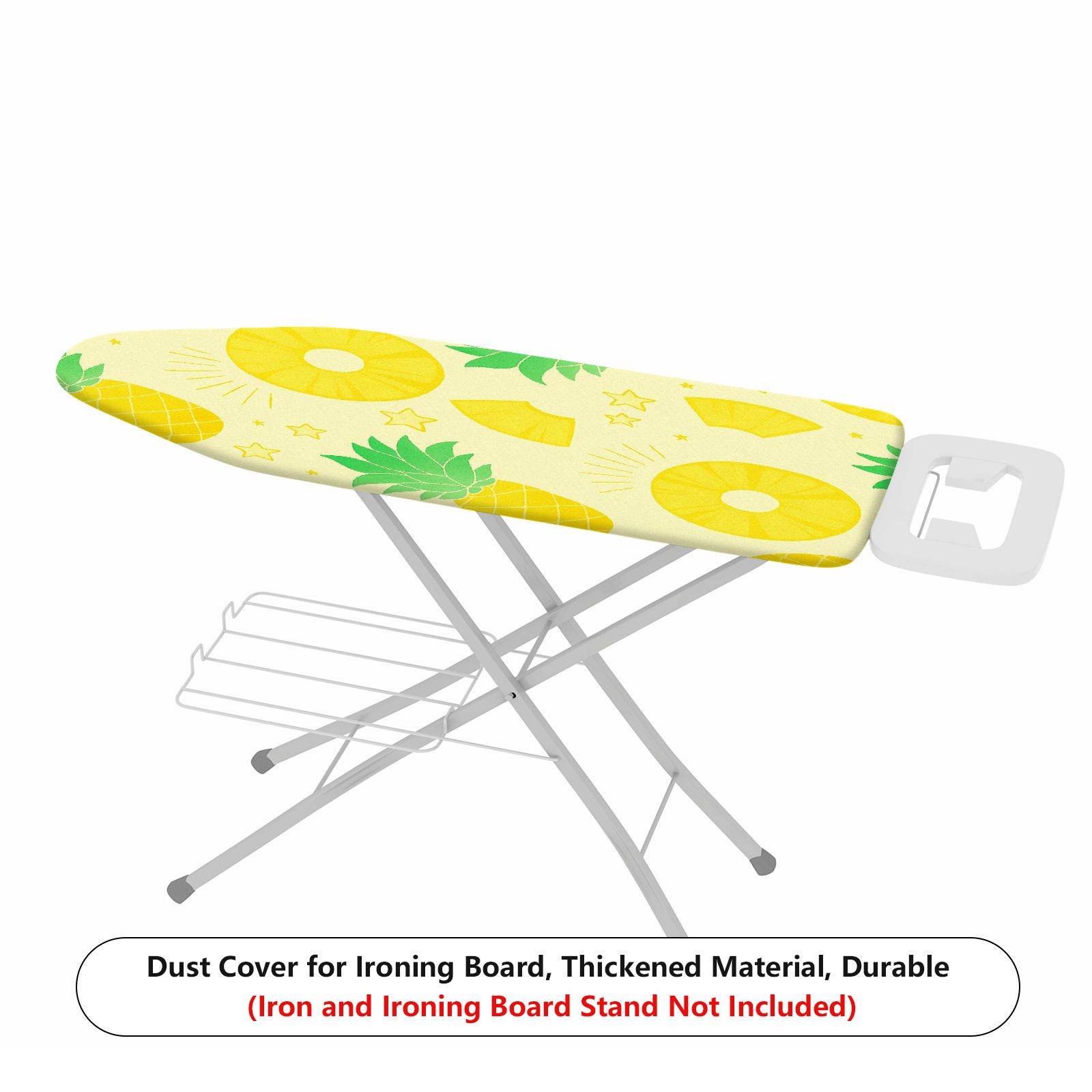 1-Piece Pineapple Fruit Yellow  Ironing Board Cover, Universal Size, Without Board