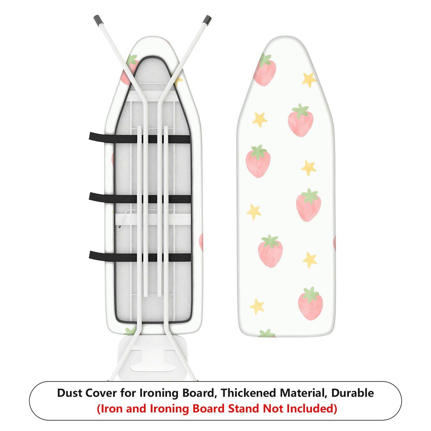 1-Piece Strawberry Star Fun  Ironing Board Cover, Universal Size, Without Board