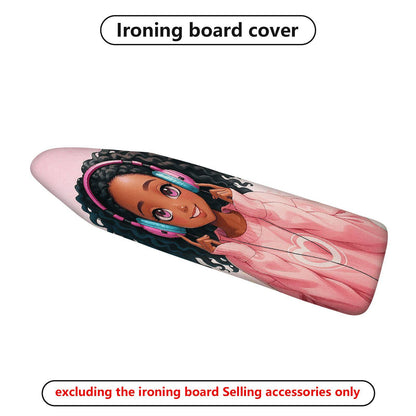 1-Piece Girl Music Fun  Ironing Board Cover, Universal Size, Without Board