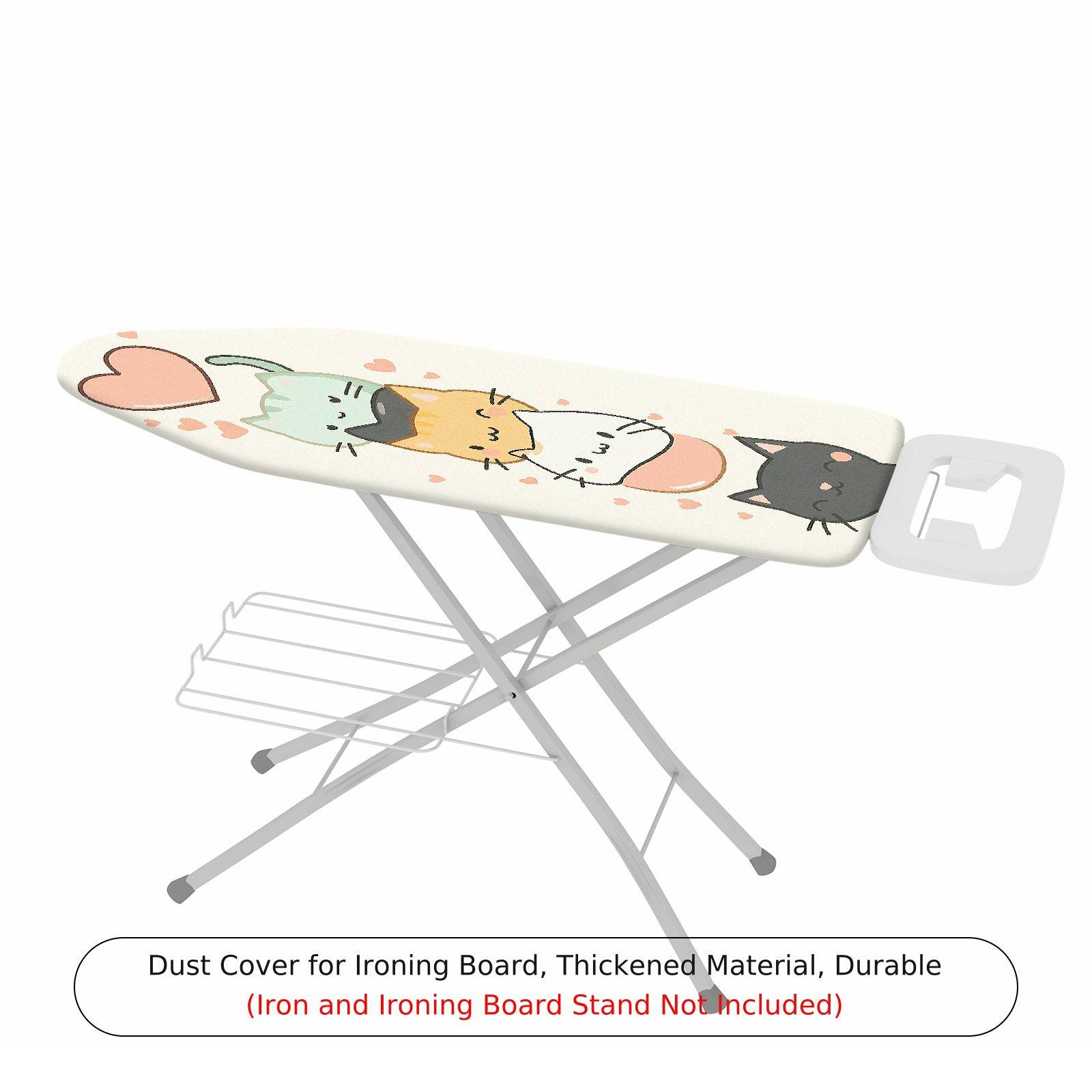 1-Piece Cute Cat Heart  Ironing Board Cover, Universal Size, Without Board