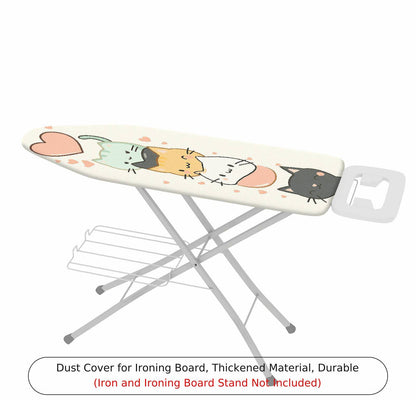 1-Piece Cute Cat Heart  Ironing Board Cover, Universal Size, Without Board