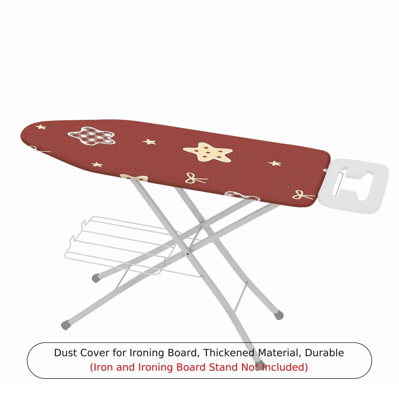 1-Piece Star Bow Plaid  Ironing Board Cover, Universal Size, Without Board
