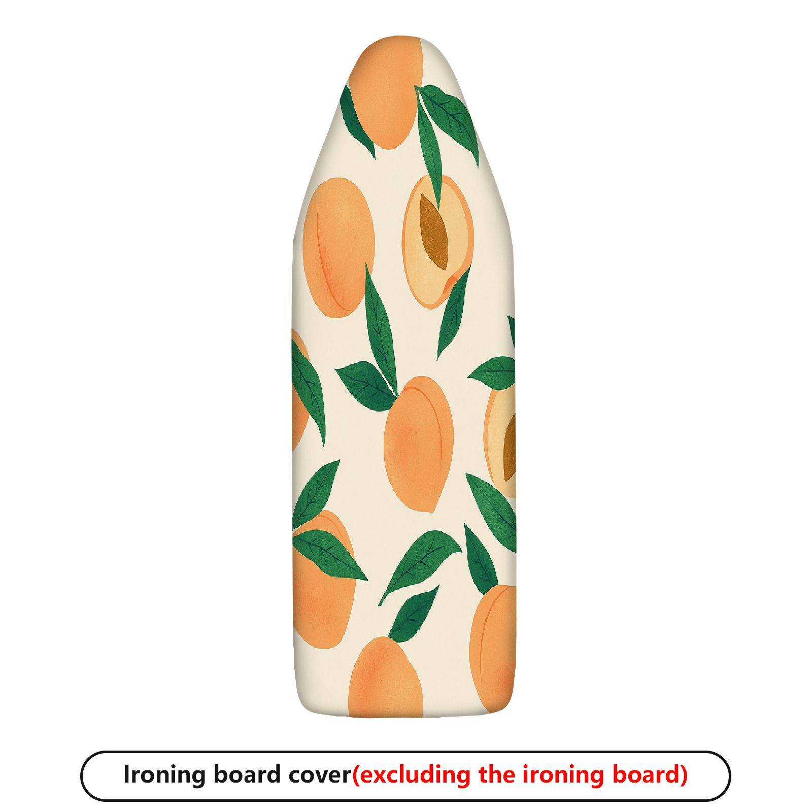 1-Piece Fruit Orange Leaves Pattern  Ironing Board Cover, Universal Size, Without Board