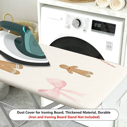 1-Piece Christmas Gingerbread Candy  Ironing Board Cover, Universal Size, Without Board