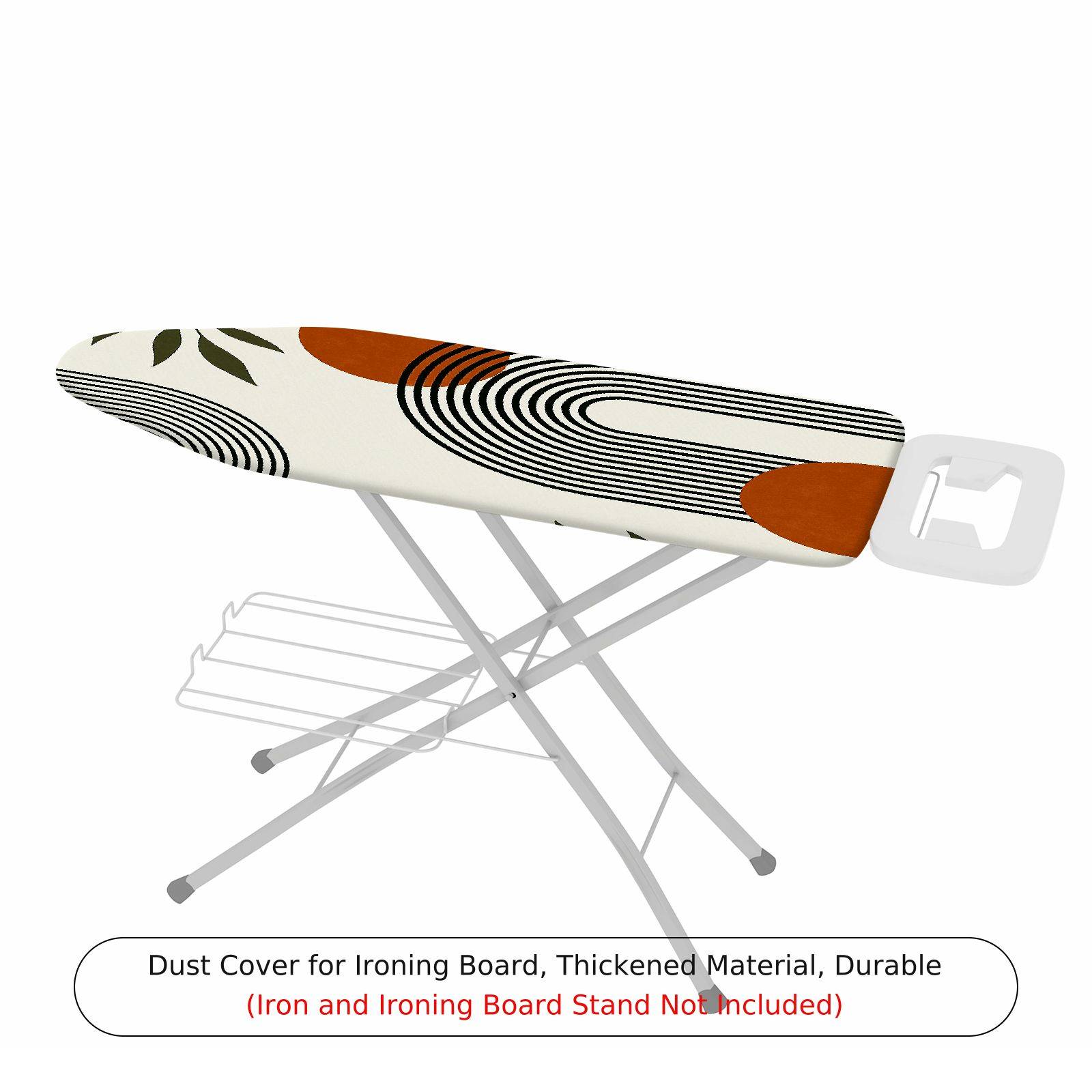 1-Piece Abstract Geometric Minimalist Art  Ironing Board Cover, Universal Size, Without Board