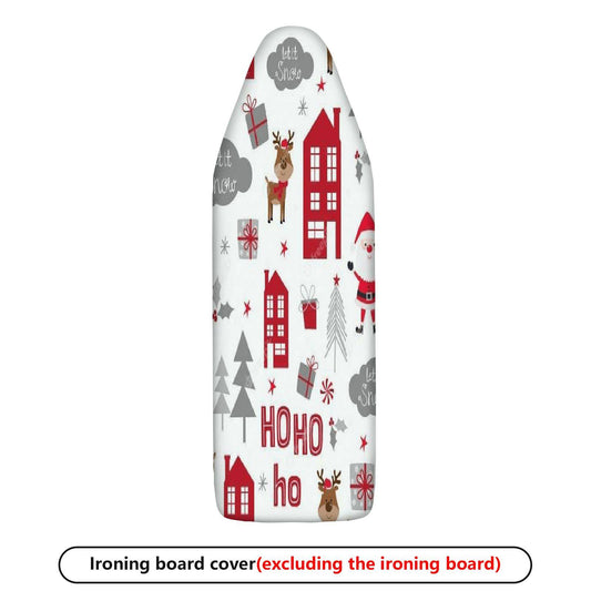 1-Piece Christmas Santa Reindeer  Ironing Board Cover, Universal Size, Without Board