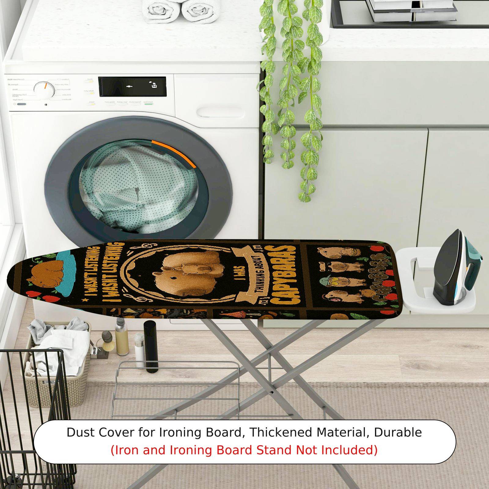 1-Piece Funny Animal Pattern  Capybara  Ironing Board Cover, Universal Size, Without Board