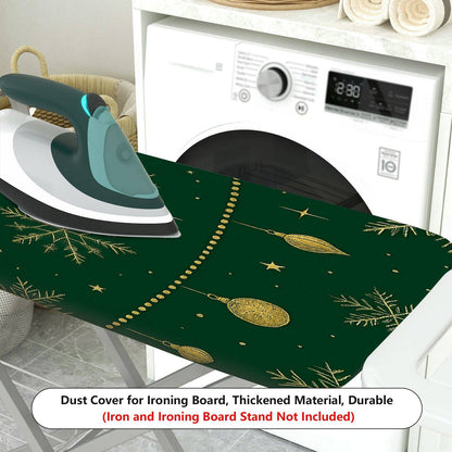 1-Piece Christmas Snowflake Ornament  Ironing Board Cover, Universal Size, Without Board
