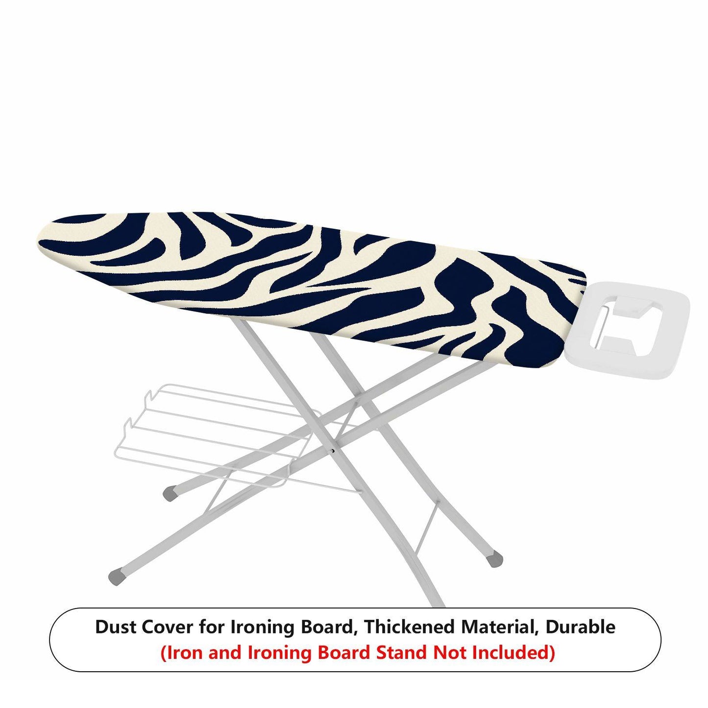 1-Piece Zebra Pattern Striped Chic  Ironing Board Cover, Universal Size, Without Board