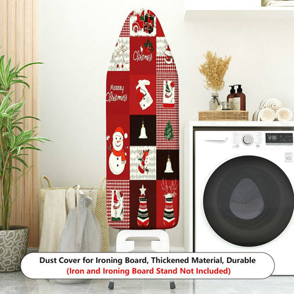 1-Piece Christmas Santa Bell  Ironing Board Cover, Universal Size, Without Board