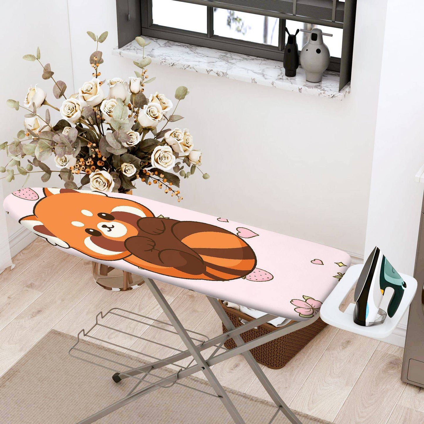 1-Piece Cute Animal  Floral  Ironing Board Cover, Universal Size, Without Board