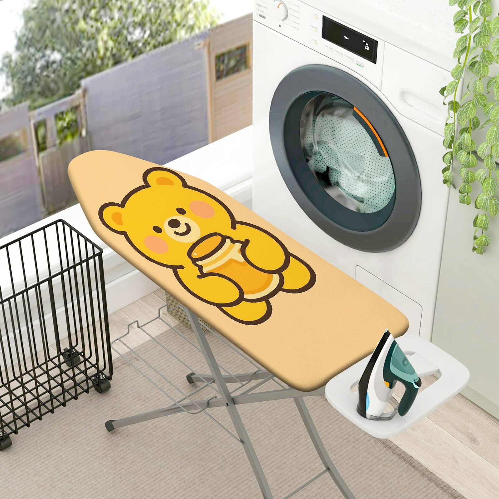 1-Piece Bear  Cute  Ironing Board Cover, Universal Size, Without Board