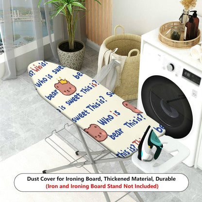 1-Piece Cute Bear  Printed  Ironing Board Cover, Universal Size, Without Board
