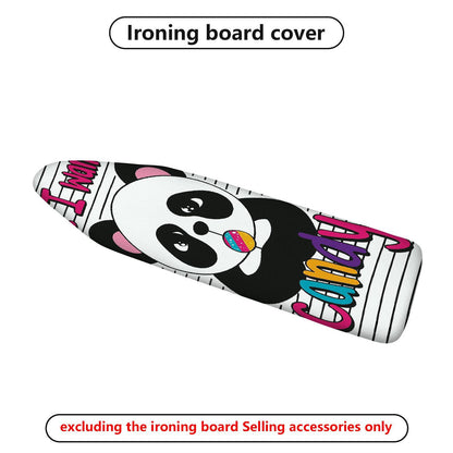 1-Piece Panda Cute  Ironing Board Cover, Universal Size, Without Board