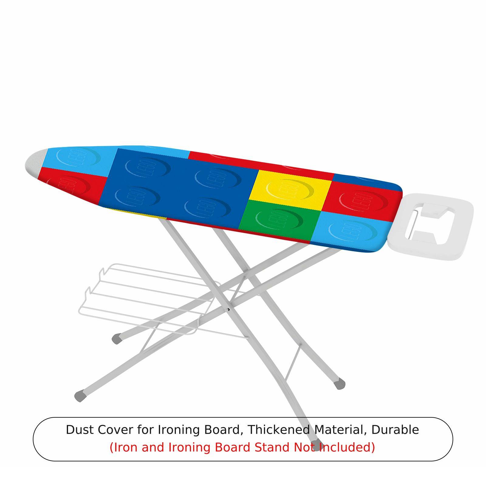 1-Piece Colorful Block Pattern Creative Fun  Ironing Board Cover, Universal Size, Without Board