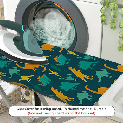 1-Piece Dinosaur Pattern Colorful Fun  Ironing Board Cover, Universal Size, Without Board