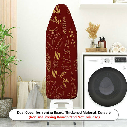 1-Piece Christmas Holiday Winter  Ironing Board Cover, Universal Size, Without Board