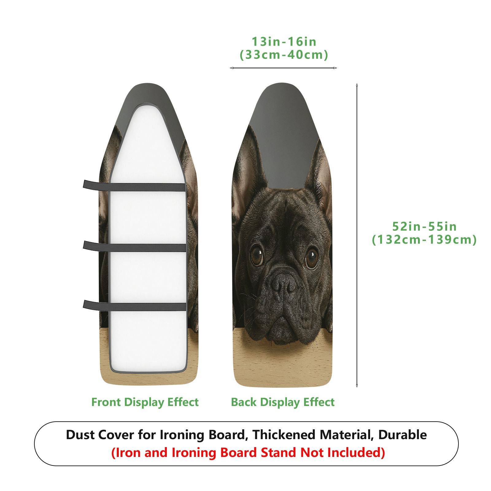 1-Piece Dog Print Animal Cute  Ironing Board Cover, Universal Size, Without Board