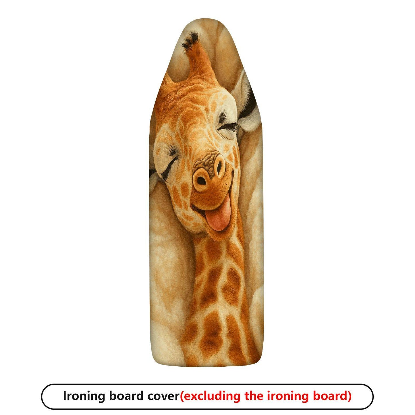 1-Piece Giraffe  Fun  Ironing Board Cover, Universal Size, Without Board