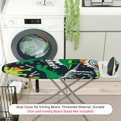 1-Piece Dinosaur Colorful Pattern Fun  Ironing Board Cover, Universal Size, Without Board