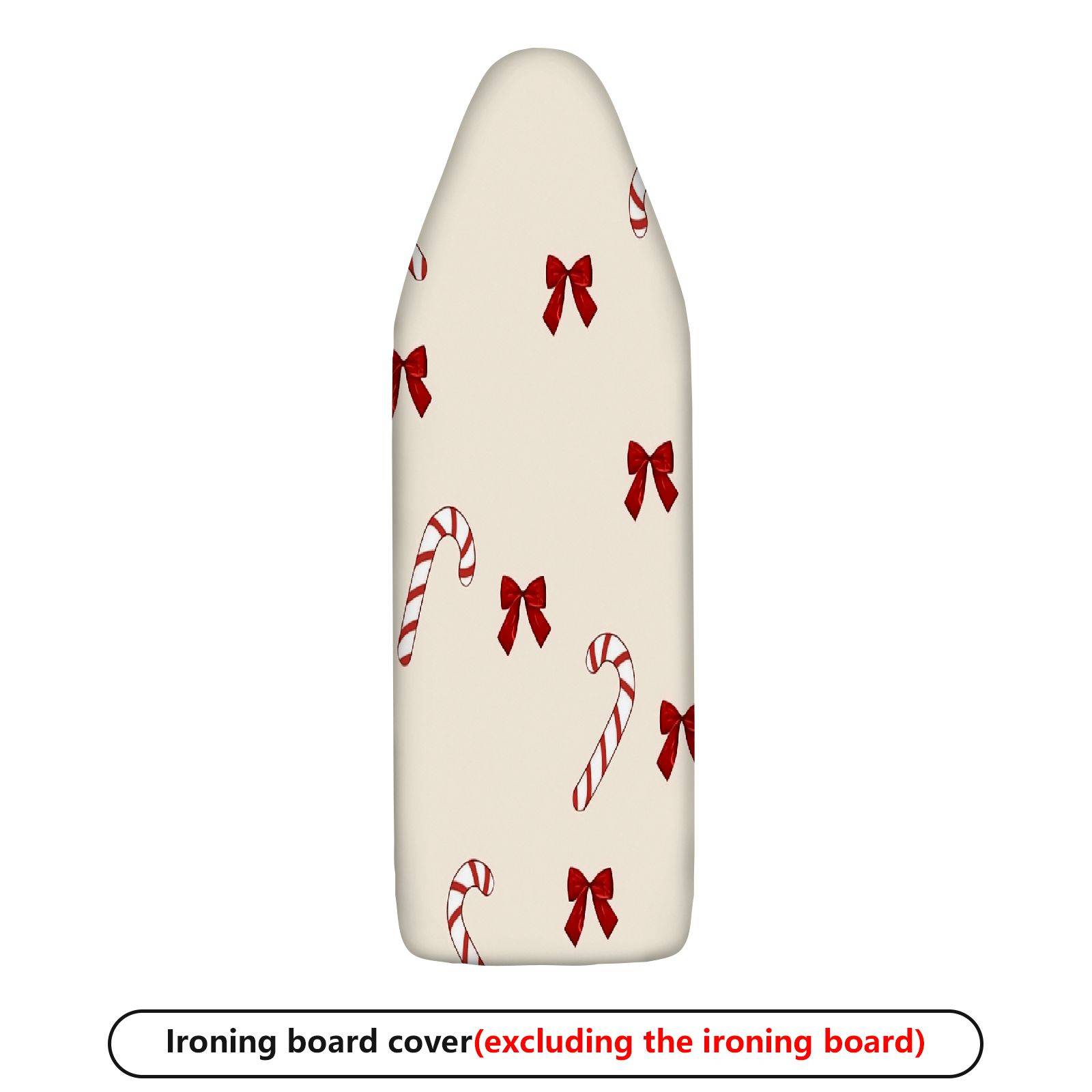 1-Piece Christmas Ribbon Candy  Ironing Board Cover, Universal Size, Without Board