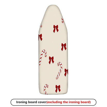 1-Piece Christmas Ribbon Candy  Ironing Board Cover, Universal Size, Without Board