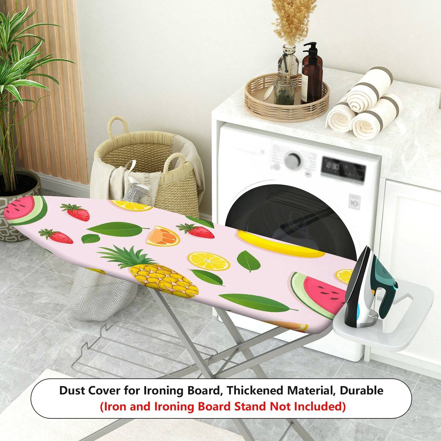 1-Piece Fruit Pattern Strawberry Pineapple Banana  Ironing Board Cover, Universal Size, Without Board