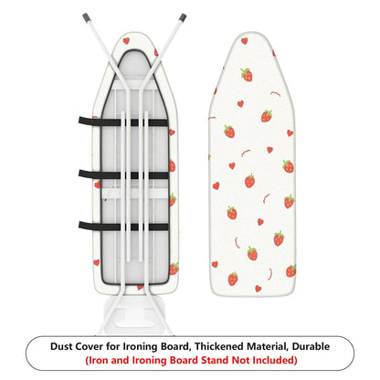 1-Piece Strawberry Heart Pattern Cute  Ironing Board Cover, Universal Size, Without Board