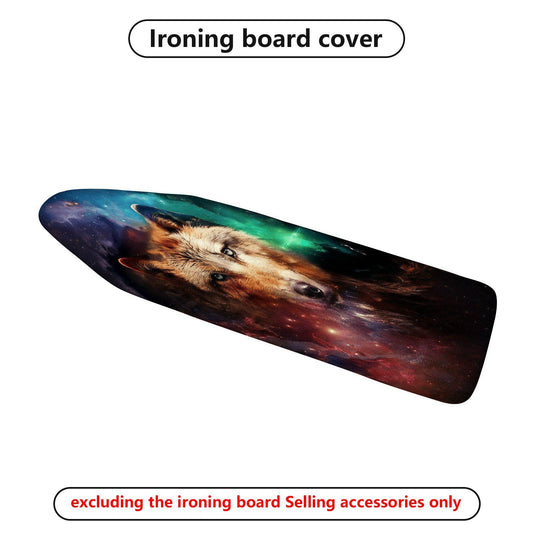 1-Piece Wolves Galaxy Stars  Ironing Board Cover, Universal Size, Without Board