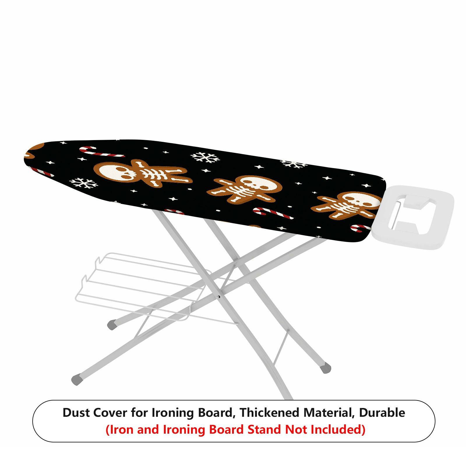 1-Piece Christmas Skull Candy  Ironing Board Cover, Universal Size, Without Board
