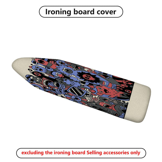 1-Piece Fun Colorful  Ironing Board Cover, Universal Size, Without Board