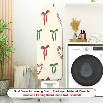 1-Piece Christmas Bow Heart  Ironing Board Cover, Universal Size, Without Board