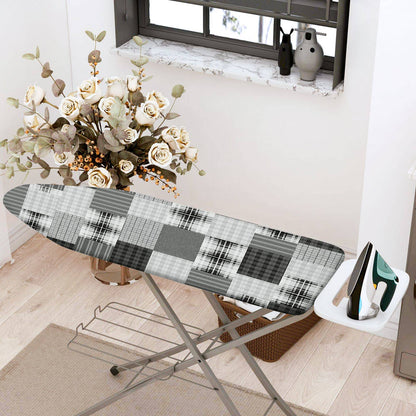 1-Piece Checkered Plaid Patterned  Ironing Board Cover, Universal Size, Without Board